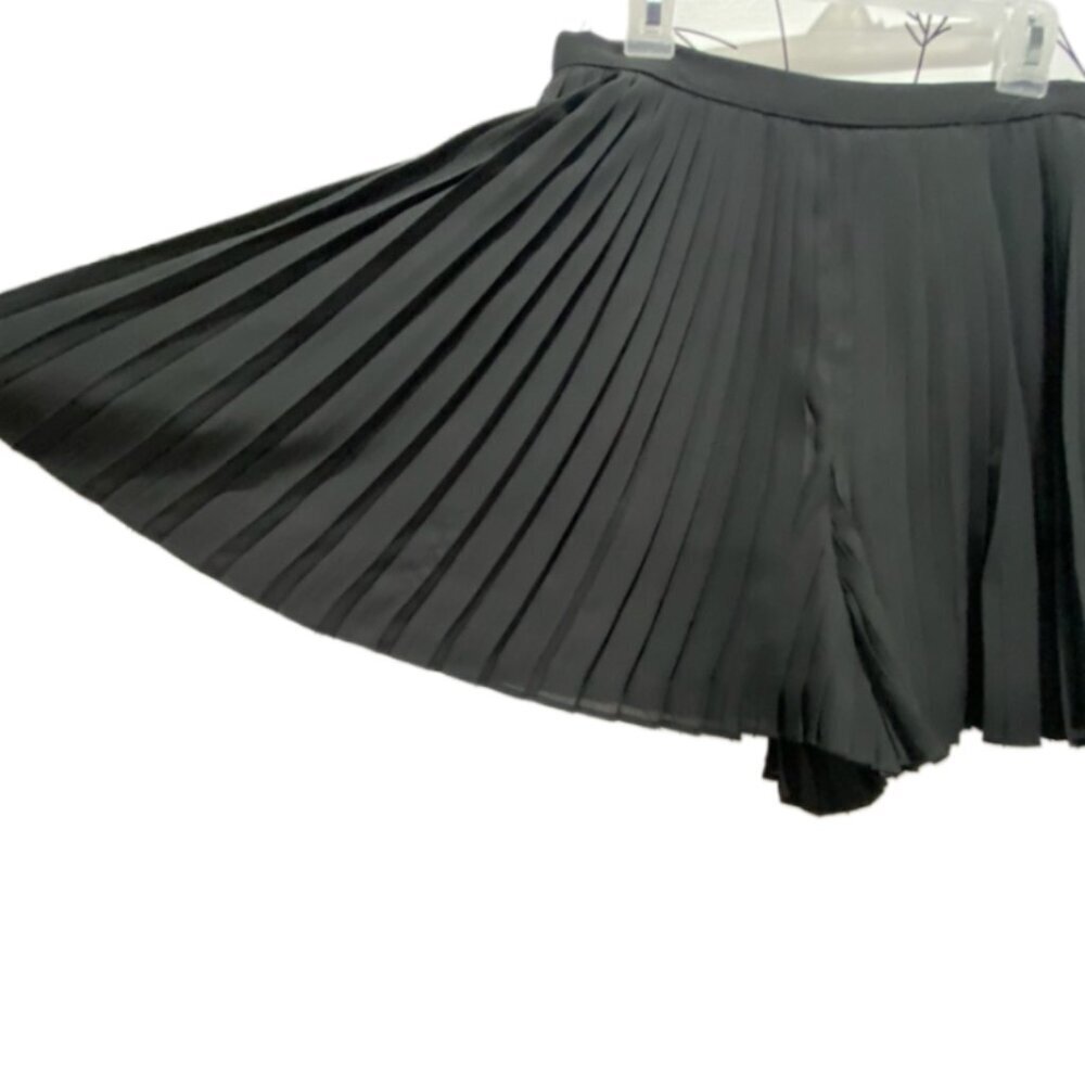Gorgeous Ali & Jay Pleated Sheer Lined Black XS Shorts Wednesday Whimsigoth Goth